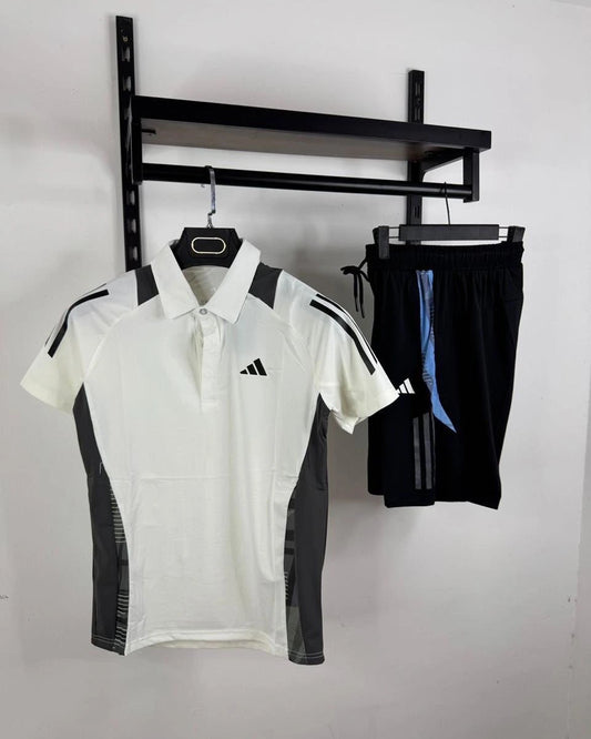 Ensemble adidas T-shirt & Short White