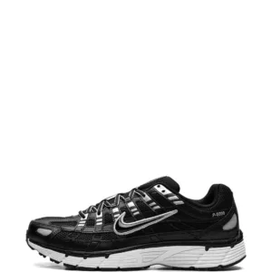 Nike P-6000 Sneakers – Black, White & Metallic Silver